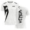 T-shirt da uomo Moda Asciugatura rapida Casual Traspirante Girocollo Manica corta Top Estate UFC Boxe Competizione di combattimento