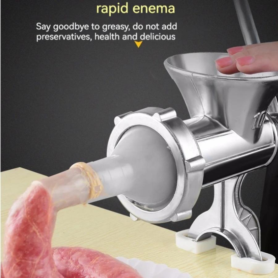 Household Hand-cranked Sausage Machine Meat Grinder Dumpling Stuffing Vegetable Mince Meat Grinder Homemade Sausage Machine