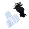 30PCS ID Badge Holder with Clip Lanyards Water Proof Transparent Horizontal Name Badge Holder for Work Office School