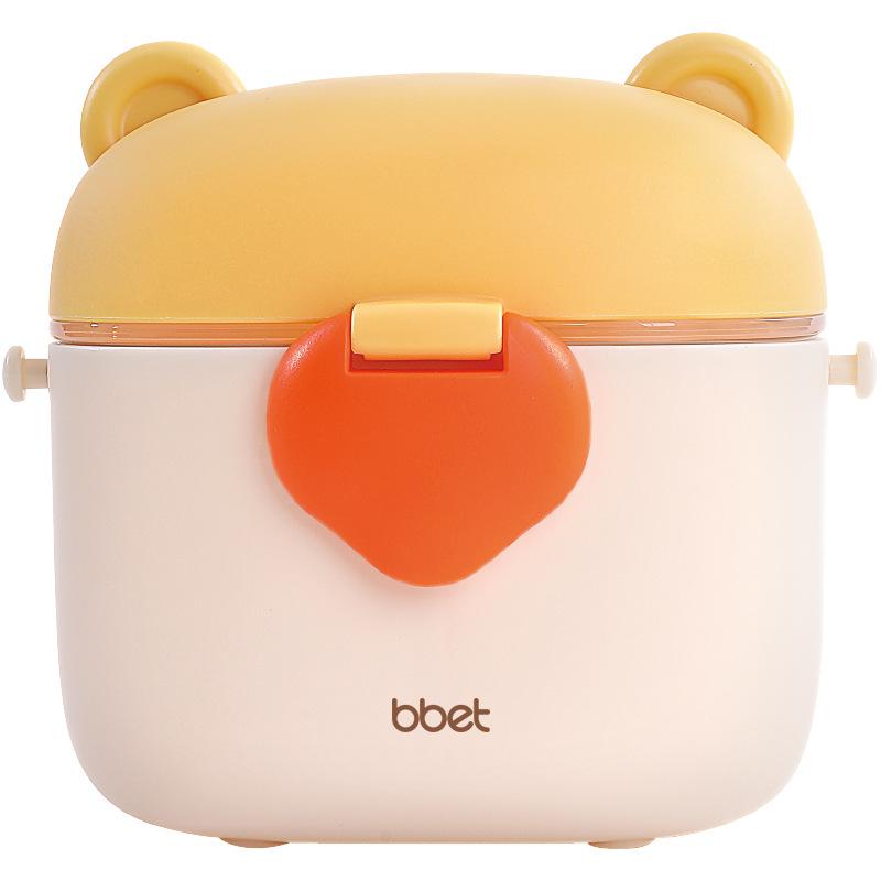 Portable Baby Snack & Milk Powder Box with Separate Layers for Outdoor Use