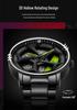 Sanda Men's Waterproof Alloy Quartz Watch with Creative Rotating Dial
