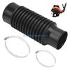 Y5GD Heavy dutys Replacement Hose 30cm For PB580T EB600RT PB580 PB580H Blowers Tube Black Flexible Air Duct 2pcs Clamps