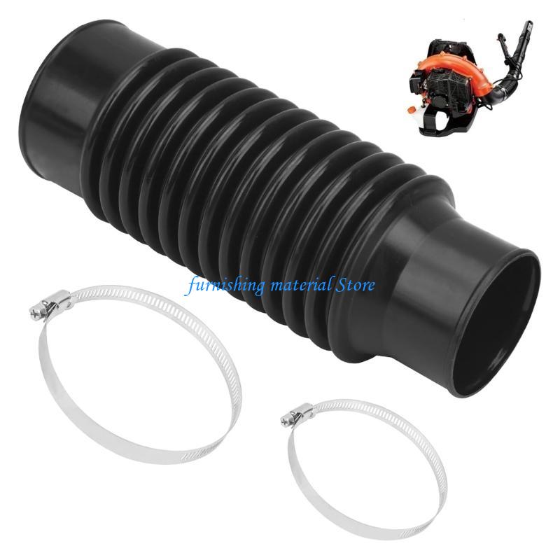 Y5GD Heavy dutys Replacement Hose 30cm For PB580T EB600RT PB580 PB580H Blowers Tube Black Flexible Air Duct 2pcs Clamps
