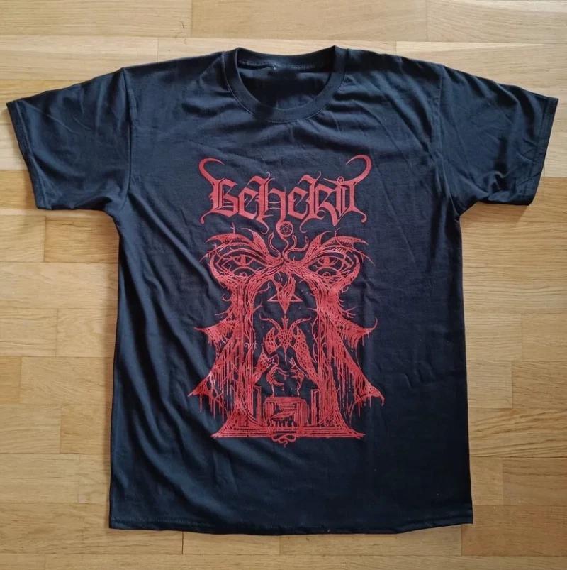 Beherit - Baphomet t-shirt Beherit Band Black All Size Gift For Fan
