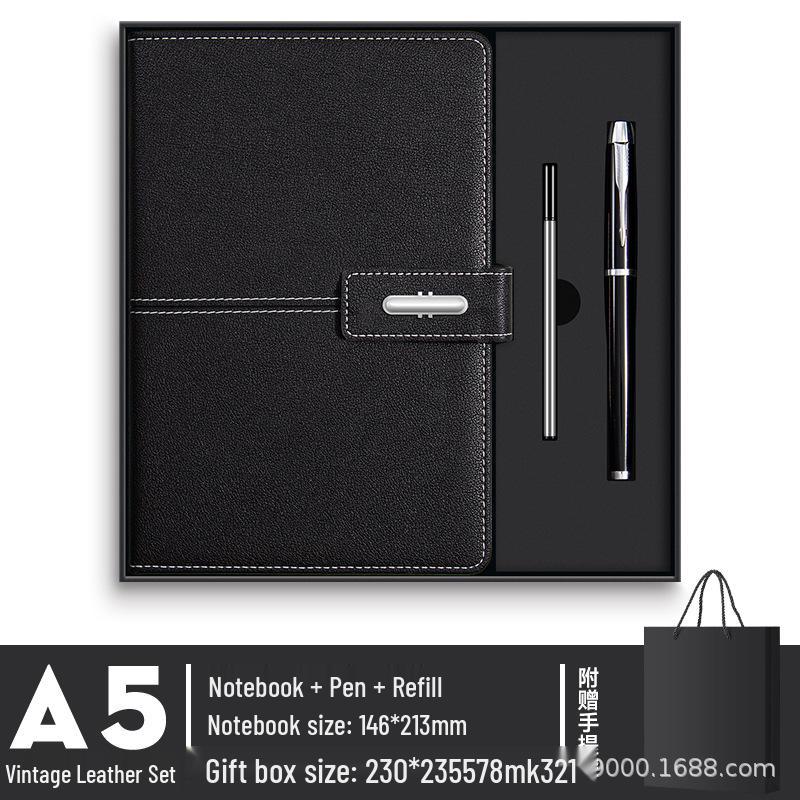 A5 Business Notebook Gift Box Set: Deluxe Office Stationery and Memorable Souvenir