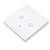 Smart Wireless Touch Panel Switch 433MHz Wiring Free Remote Control Waterproof for Home 2 Gang