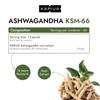 Kapiva KSM-66 Ashwagandha 500mg 60 Veg Capsules | Natural Stress Relief & Vitality Support for Daily Energy