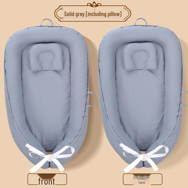 Pure Cotton Portable Anti-Pressure Baby Pillow & Bed Nest