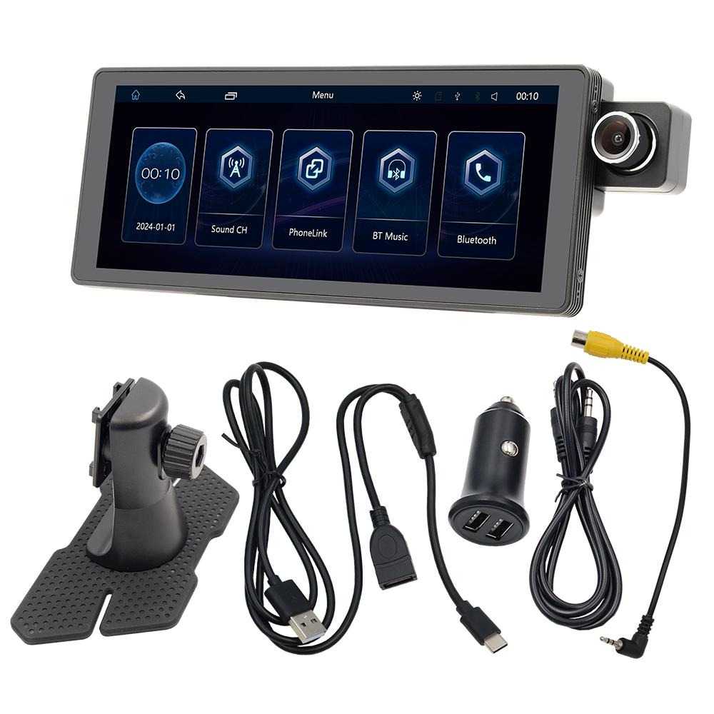 

Универсальный 10,26-дюймовый MP5-видеорегистратор для вождения, беспроводной carplay, Android AUTO, Bluetooth, подключение, FM-трансмиттер B5317R