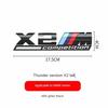 BMW M Series Thunder Edition Car Trunk Badge Emblem Sticker Compatible with 1M 2M 3M 4M 5M 6M 7M 8x1M X2M X3M X4M X5M X6M X7M X5 fsdf08