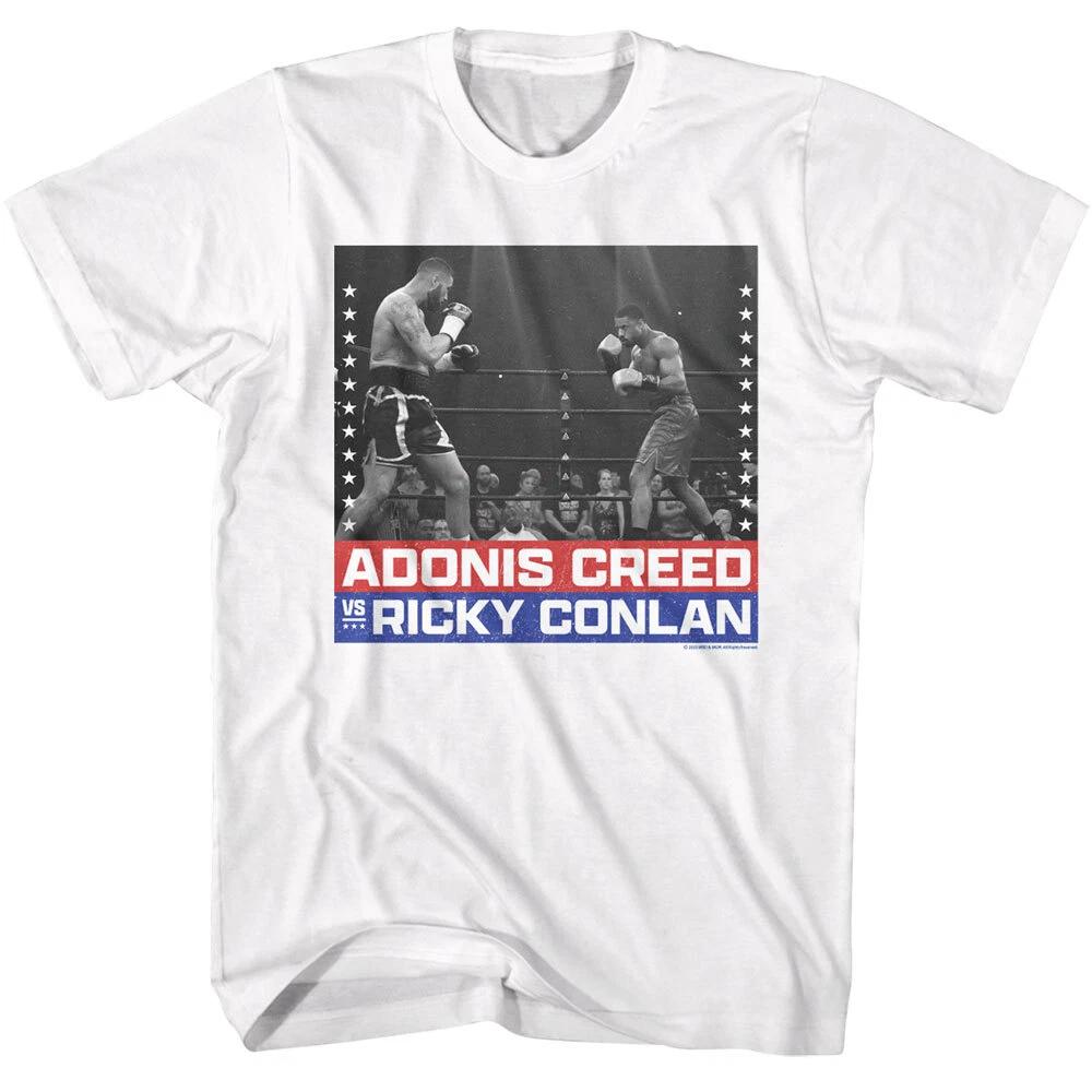 Creed Boxing Movie Adonis Creed Vs Ricky Conlan Let s Get It On Men s T Shirt 3XL