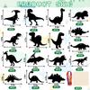 64 Pcs Dinosaur Theme Scratch Cards Rainbow Scratch Paper Dinosaur Crafts Art Card Dinosaur Scratch Card Art Kit Diy Art Craft