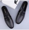 Men's Leather Slip-On Loafers - Casual Flat Driving Shoes In Large Sizes