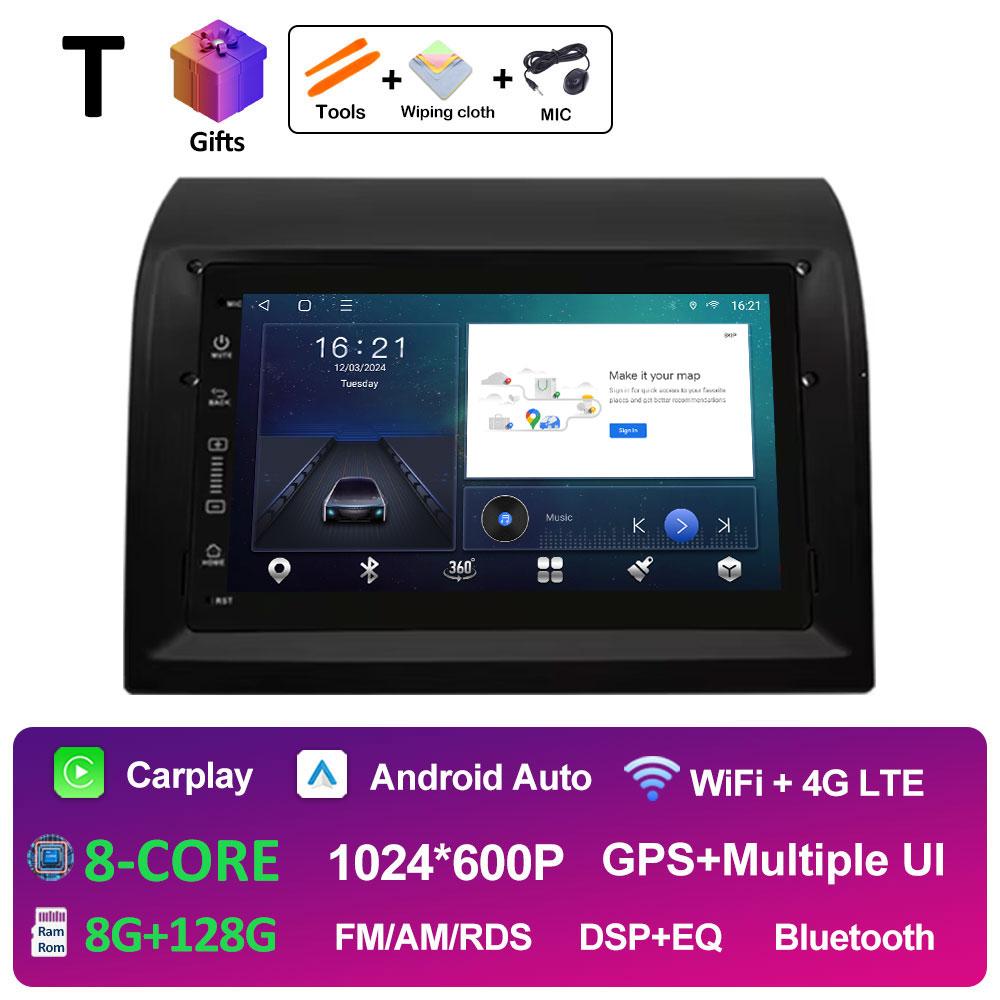 7 Inch Android Car Radio Video Multimedia Player For Fiat Ducato 2006 2007 2008 2009 - 2016 Wireless Carplay Bluetooth Head Unit