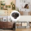 Vintage Rose Cabinet Knobs, Antique Bronze Cupboard Dresser Door Pull Round Zinc Alloy Knob Flower Drawer Handles