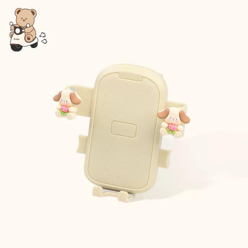 Cartoon Cute Shockproof Anti-shake Mobile Phone Mount for Electric Scooter/Bike