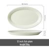 Truffle White Nordic Ceramic Fish Plate
