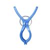 Towa Sangyo Neosul Double Spring Clothespins, Wide Pole Pinch, White/Blue, Approx. 6.4 x 3.9 x 9.5 cm, Pack of 6