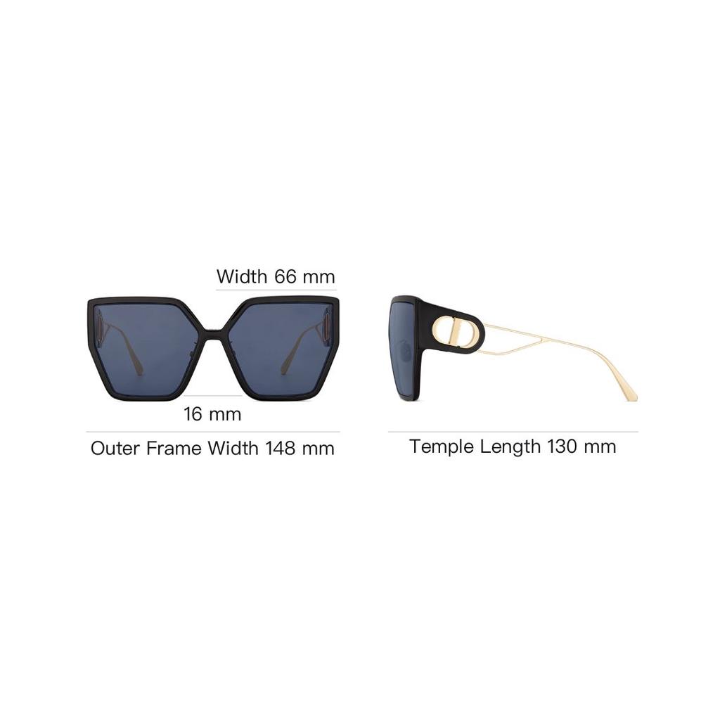 Dior Hollow Design Irregular Shape Sunglasses Women Sunglasses Gold 30MONTAIGNEBU