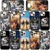 For Samsung Galaxy S25 S24 S23 iPhone 17 16 15 Xiaomi Redmi Note 14 13 12 Plus Pro Max Case Anime Attack On Titan Eren Jaeger Levi OPPO Huawei Cover