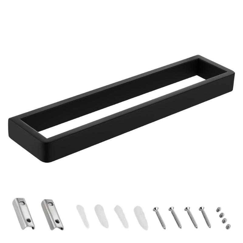 

Strong Aluminum Towel Rack 278mm Bathroom Organizers Vertical Horizontal Mount Space Efficient Storage For Hand Towels