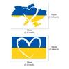 Car Sticker Ukrainian Flag Color Matching Heart Vinyl Decal Waterproof Sticker Car Moto Notebook Auto Exterior Decor Accessories