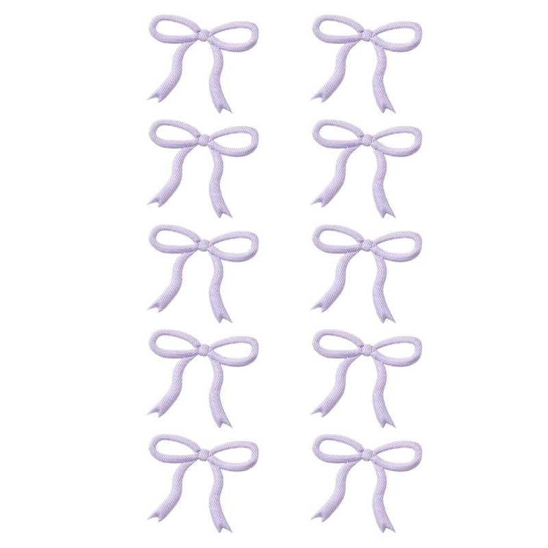 Polyester Craft Bows For DIY Hair Accessories Clothing Decors Material Easy To Attach Without Tools