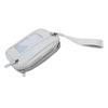 Women's Keychain Wallet The Wallet Zip Waterproof Nylon Card Wallet Pouch Wristlet Zip Card Case With Clear ID Window