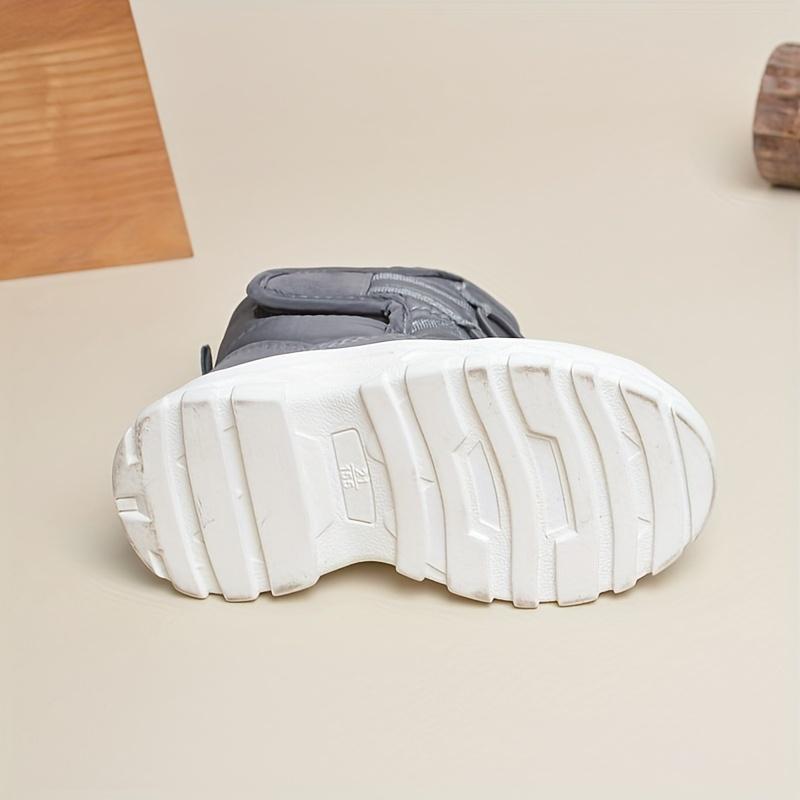 Girls' White Casual Warm Outdoor Snow Boots