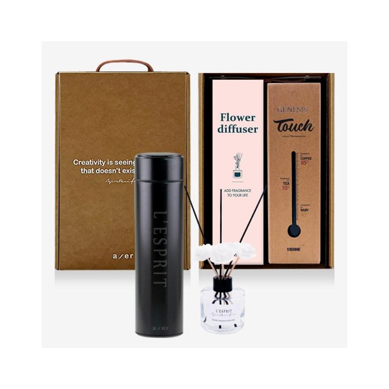 

Премиальный набор диффузоров Lespree K (Диффузор 120 мл + Стакан (Бесконтактный термометр Genesis))