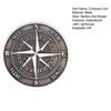 1/2Pcs Guiding Light Compass Coin Inspirational Challenge Coin with Lighthouse