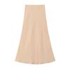 Fashion Style 2024 Summer New Arrival Women's Clothing Fashion Pure Color Silk Satin Texture Midi Skirt Skirt 8534626