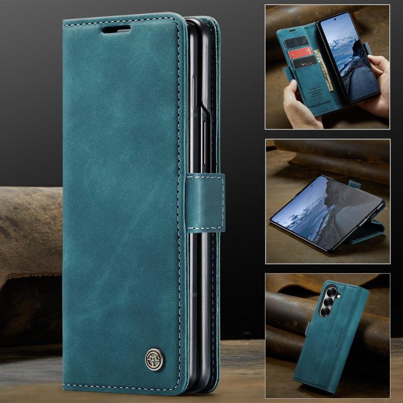 For Samsung Galaxy Z Fold 7 5G 2025 Flip Case Leather Card Wallet Book Coque Samsung Z Fold7 Case Z Fold7 Fold 6 5 4 Magnet Capa