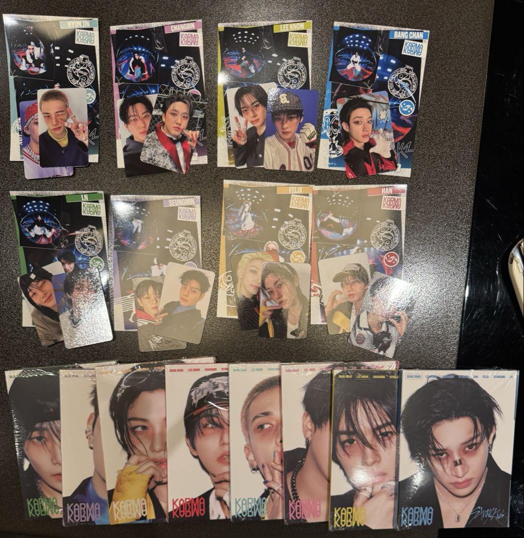 

[USED] Stray Kids KARMA Accordion ver. 8-person complete set