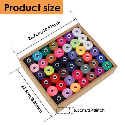 1000 Yards Naaimachine Garen voor Naaien 42 Kleuren/set Naaigaren Duurzaam Polyester Garen Stevig Naaimachine