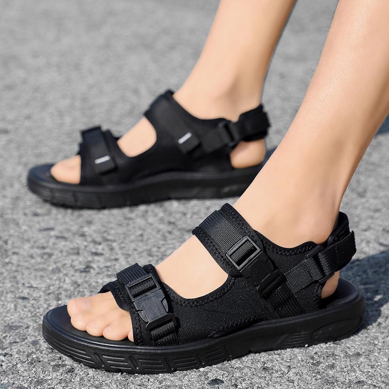 Summer Men's Sandals Sports Outer Wear Non-Slip Wear-Resistant Soft-Soled Driving Cool Outdoor Beach Shoes for Men