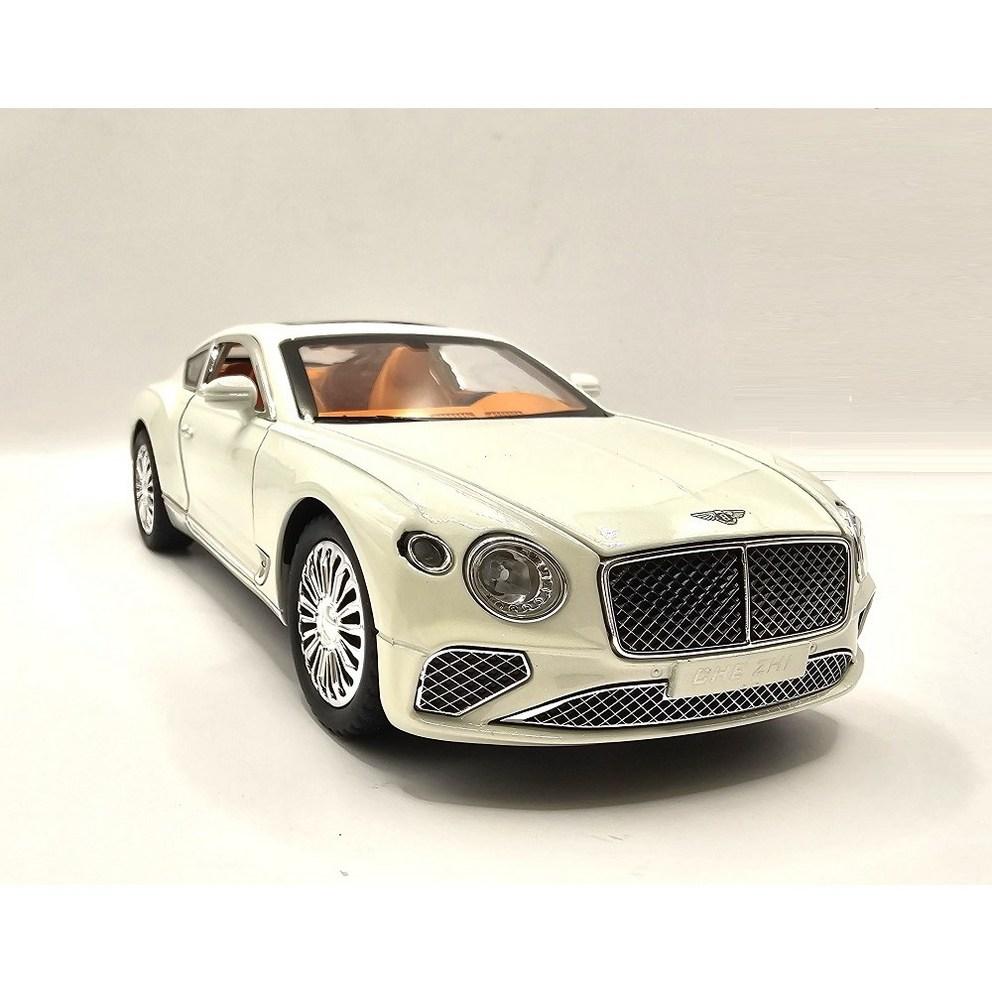 Bentley Continental Coupé 1:Diecast Modellauto im Maßstab 1:24 - Weiß