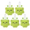 1/5Pc Cute Alien Cat Plush Keychain Kawaii Fluffy Cat Doll Pendant Backpack Ornament Stuffed Animal Keyring Girls Gift