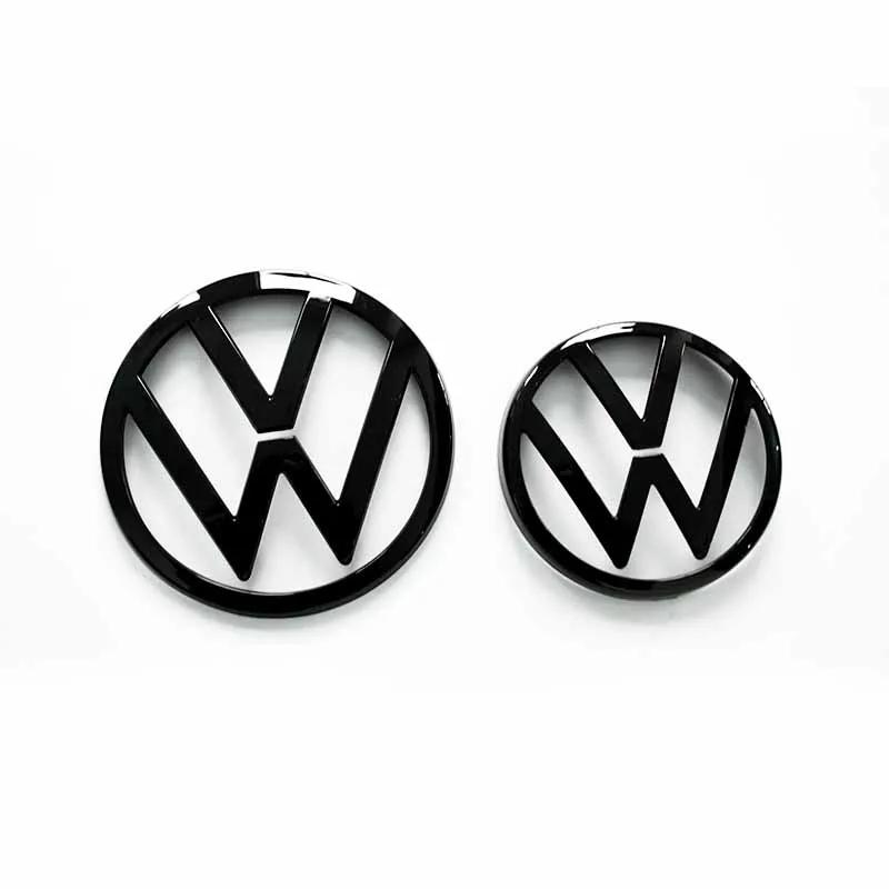 2026 Quente Para VOLKSWAGEN VW 2 Peças Tampa da Grelha Frontal & Tampa do Emblema Traseiro Autocolantes com Logótipo para Volkswagen VW POLO Golf 4-8 MK4-MK8 Sportva