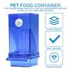 Transparent Pet Parrot Automatic Feeder Bird Cage Food Box Husk Separation Anti-splash Integrated Splash Feeder Pet Supplies