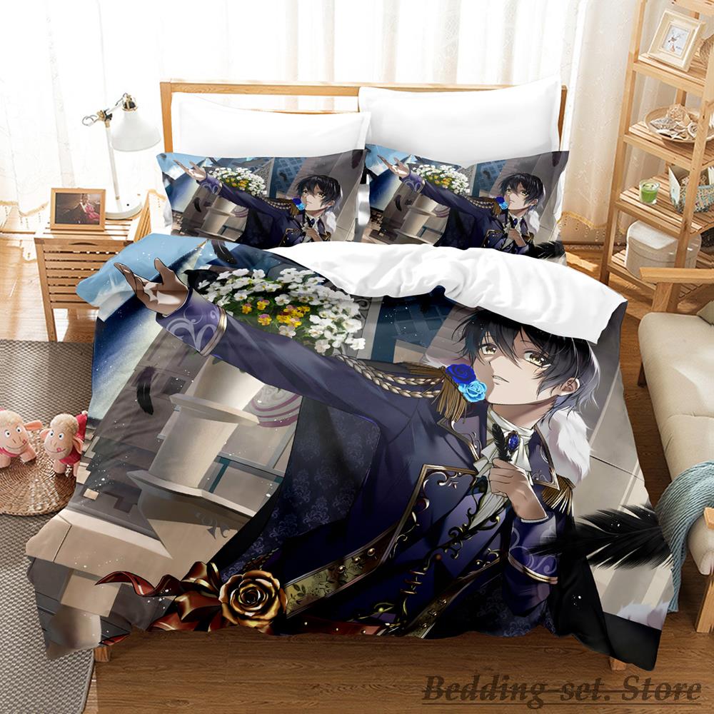 D4DJ All Mix Bedding Set Single Twin Full Queen King Size Bed Set Adult Kid Bedroom Duvetcover Sets Anime Parure De Lit Bed