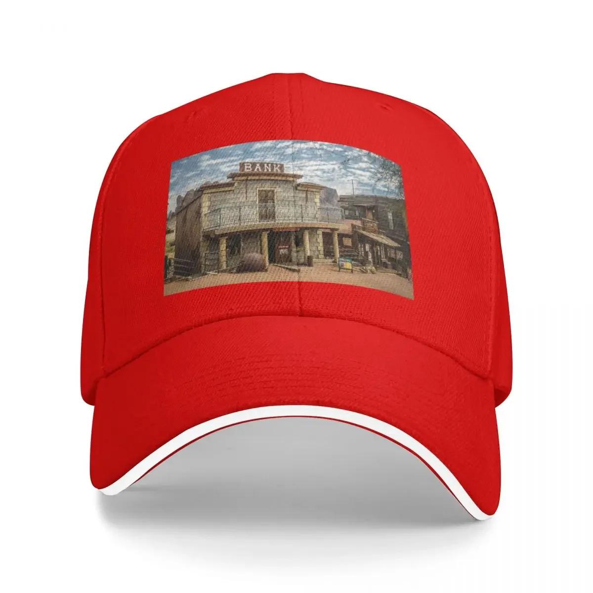 Old Bank Building Baseball Cap Christmas Hat cute Thermal Visor Bobble Hat For Women Men s