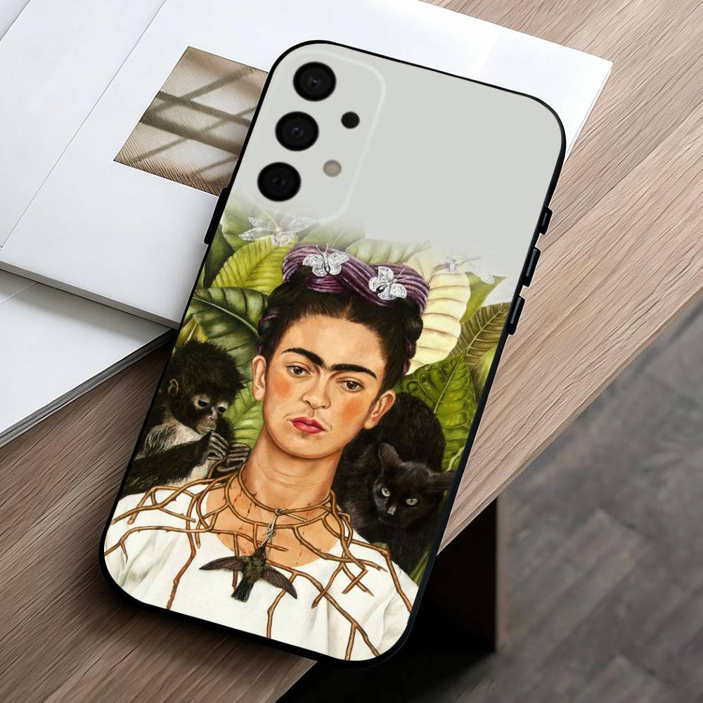 

F-Frida-A K-Kahlo-g A-Art Phone Case For Samsung Galaxy A73,A72,A71,A70,A53,A52,A51,Others Soft Black Cover Samsung a53 5g