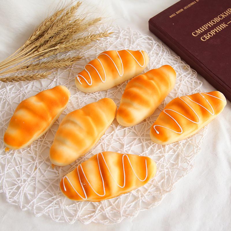 Squishy Bread Toast Food Creative Simulation Donuts Slow Rising Squeeze Stress Relief Toys Spoof Tease People Desktop Toy