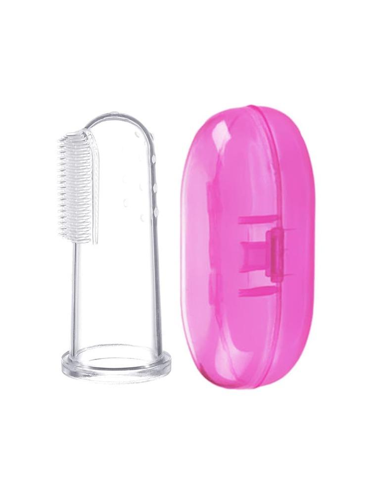 Dog Toothbrush Kit with Travel Cases – Silicone Finger Toothbrushes for Dogs & Cats – Pet Dental Care, Dog Teeth Cleaning, Fresh Breath