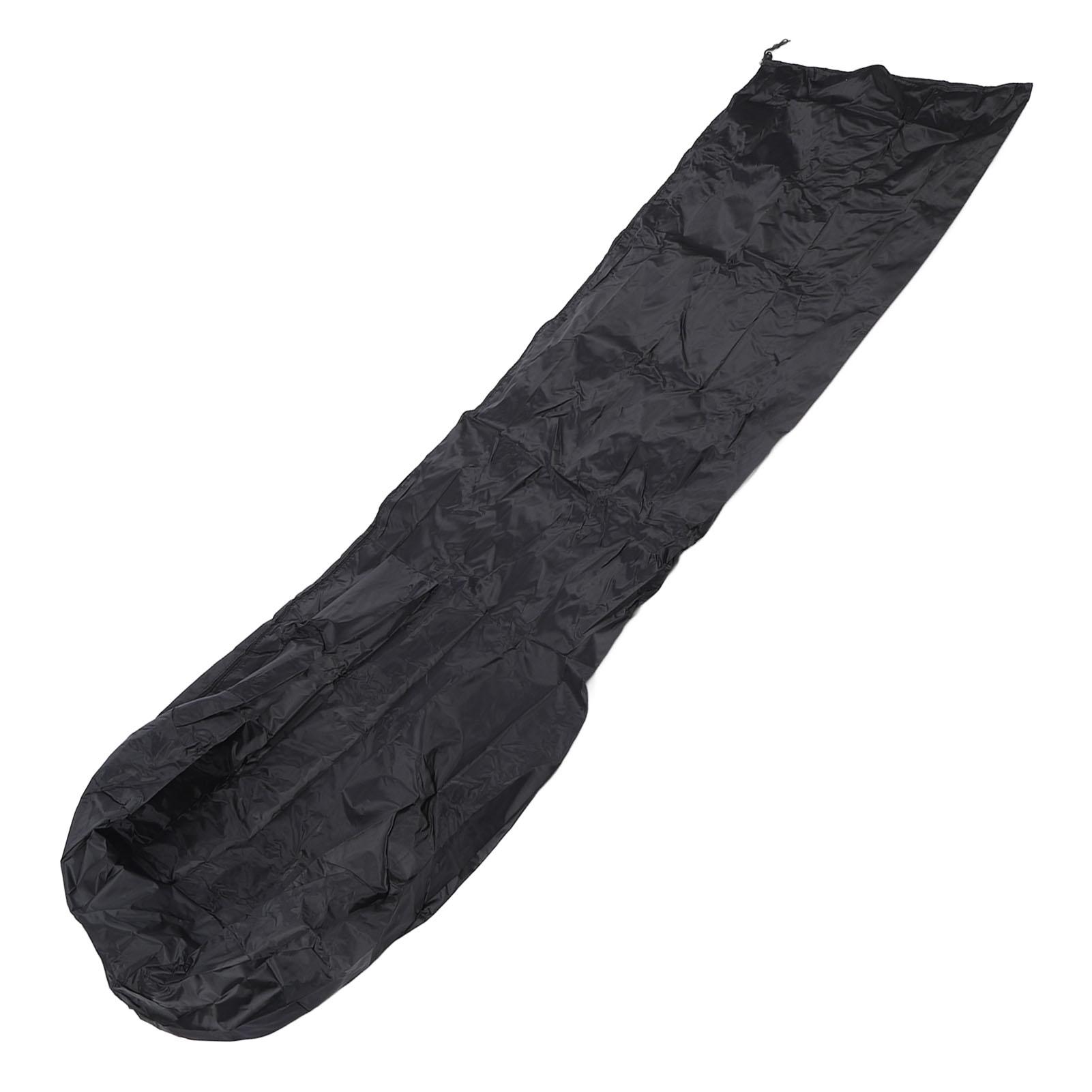 Patio Heater Cover with Storage Bag Outdoor Heater Cover Water Resistant Dust Proof Wind Resistant Black Fanshaped
