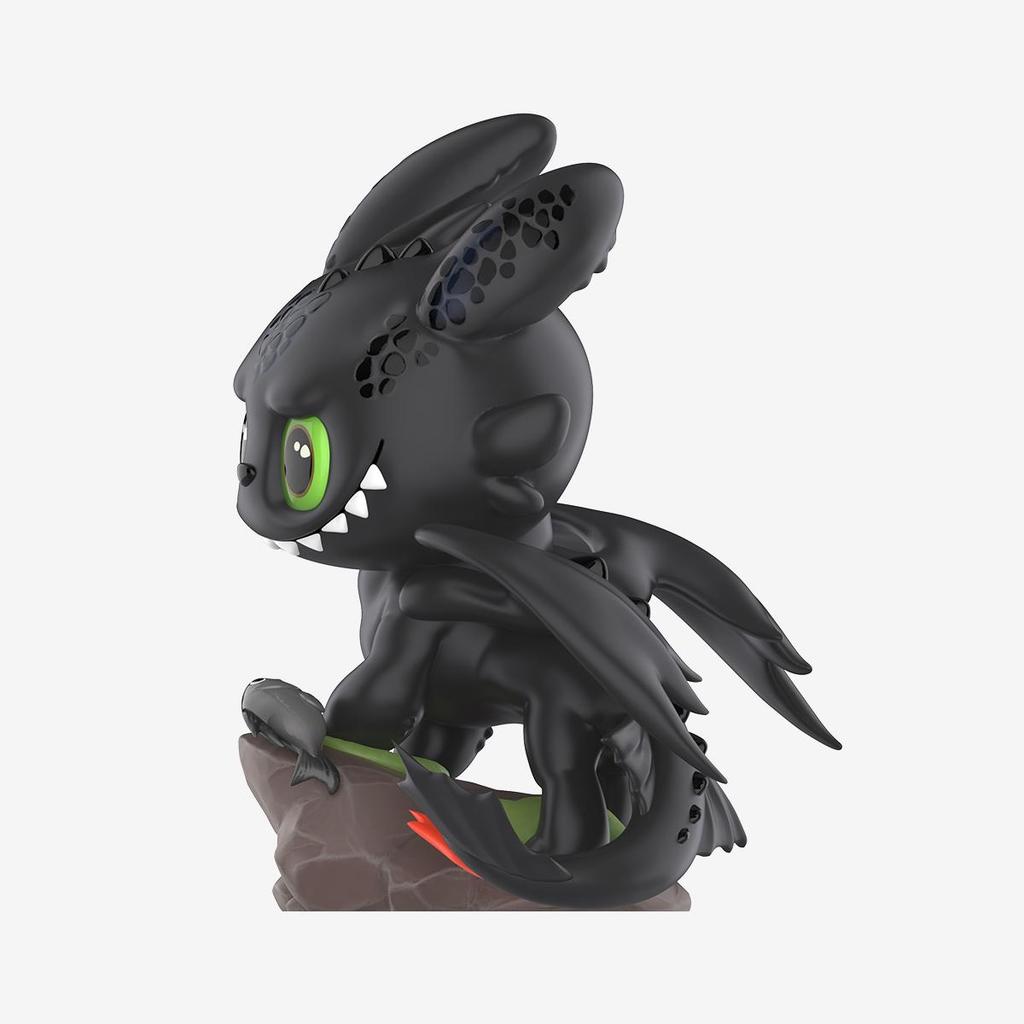 Official POP MART THE MONSTERS × How To Train Your Dragon Blind Box Figurines - 100% Authentic Collectible (Random: Toothless or Light Fury)