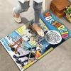 Mort Phil Mortadelo Y Filemon Carpet Rug for Living Room Bedroom Home Sofa Decoration,Kids play Nonslip Floor Mat