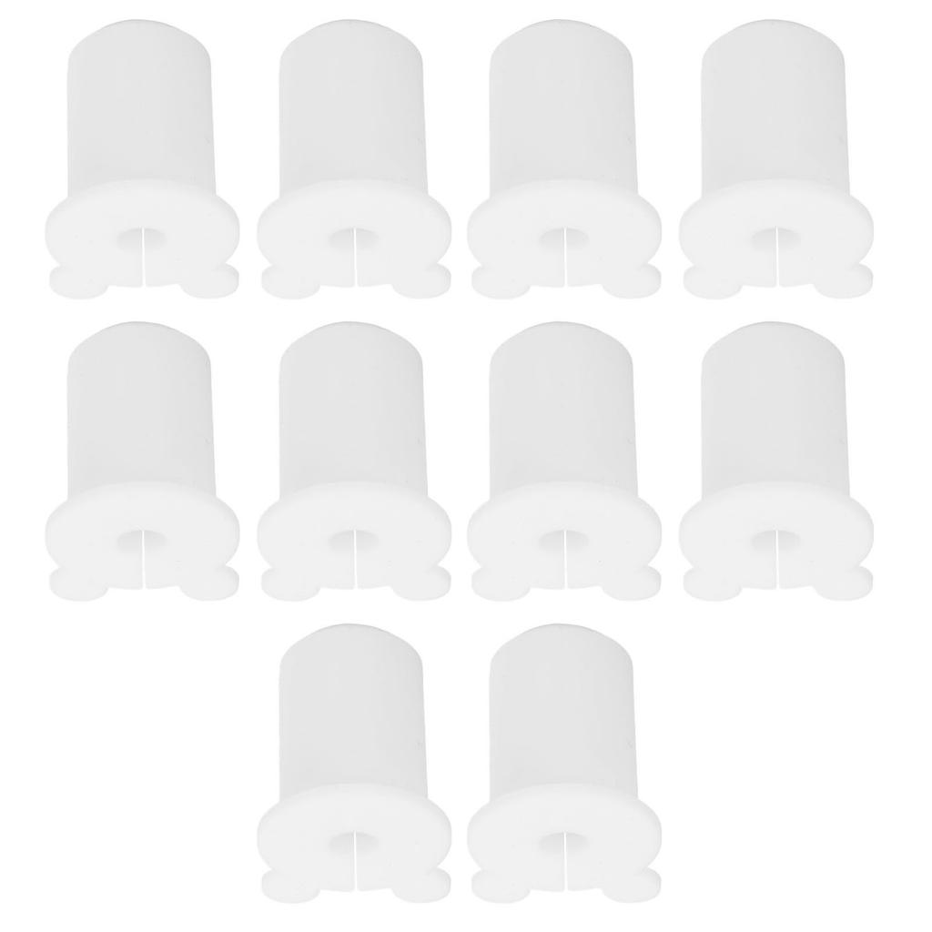 10PCS Satellite Cable Wall Grommet 25.4mm Silicon Ethernet Cable Bushing Wall Penetration Grommet for 1 Inch Hole White