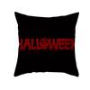 New Nordic Halloween Throw Pillow Cover Black Letter Print Sofa Cushion Cover Cushion Cover Home